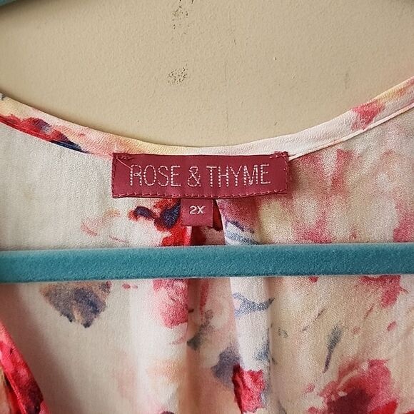 Beautiful Rose & Thyme 2X top - Picture 2 of 3